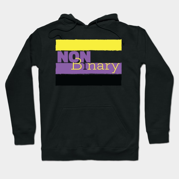 Non Binary (and so freaking proud of it) Hoodie by Yourmung